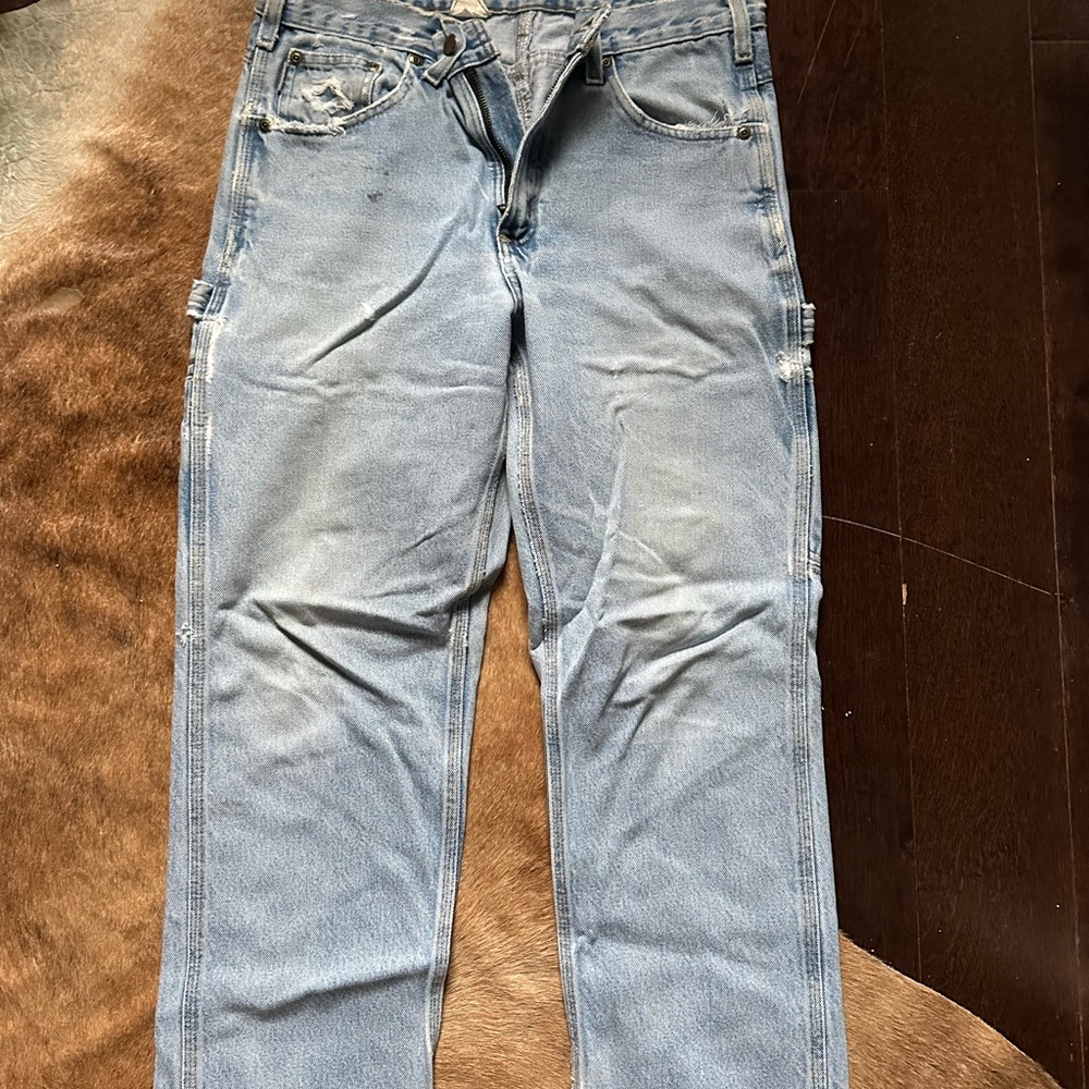 Carhartt Men's Relaxed Fit Light Blue Jeans
